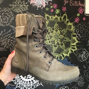 Military Green CAT boots